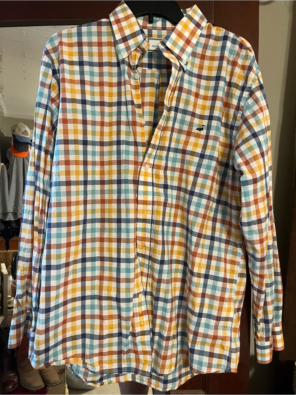 Properly Tied Men's Multi-Color Plaid Button-Down Shirt